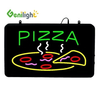 高解像度Genilight 22*13インチ ピザロゴ LEDネオンサイン