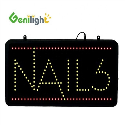 魅力的な広告 LED ネイルスパ 電話番号のサイン Genilight 室内 22*13インチ