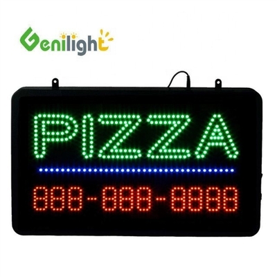 室内用Genilight用ABSオープン型LEDピザサイン 22*13インチDC12V CEとRoHS認証