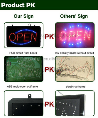 3種類の変更機能 LED ピザ ライトネオンサイン 商業用電気掲示板メーカー