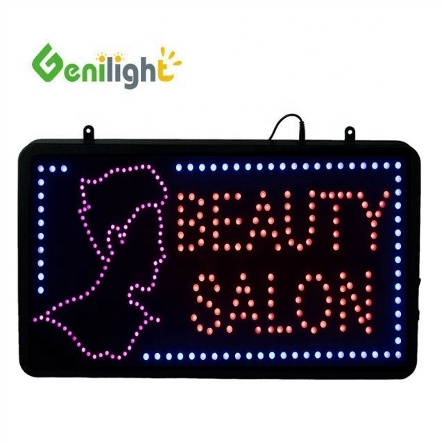 Genilight 室内 LED 美容室 サイン 省エネ 追いかける 移動 機能 56*33cm