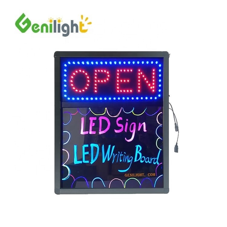 直角LEDオープンサイン 店窓用ネオンの光るサイン LEDサイン LED書面板 耐久性