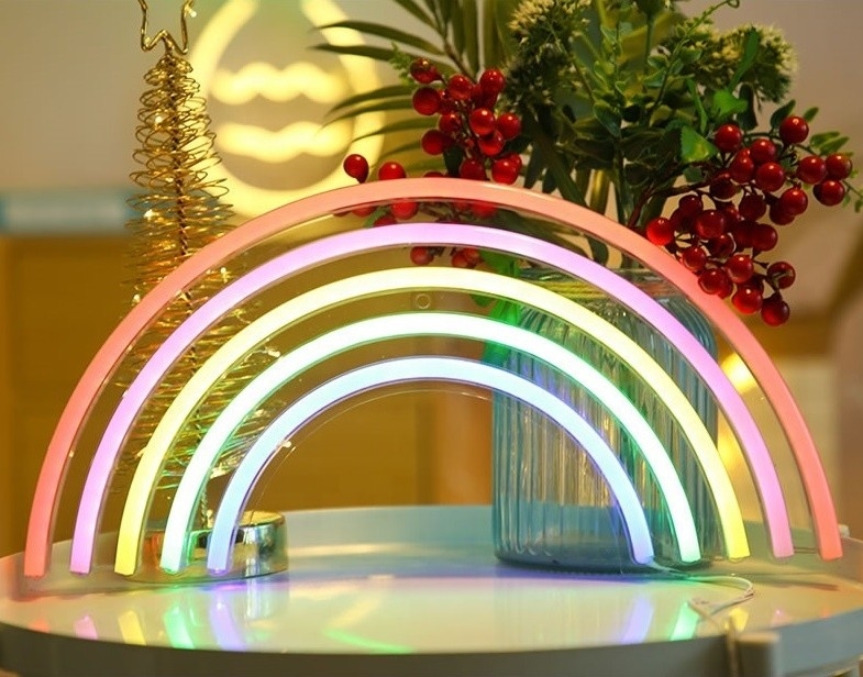パーティルームセット ニーオンサイン LED アクリルサイン RGB LEDライト オーダーメイド USB操作