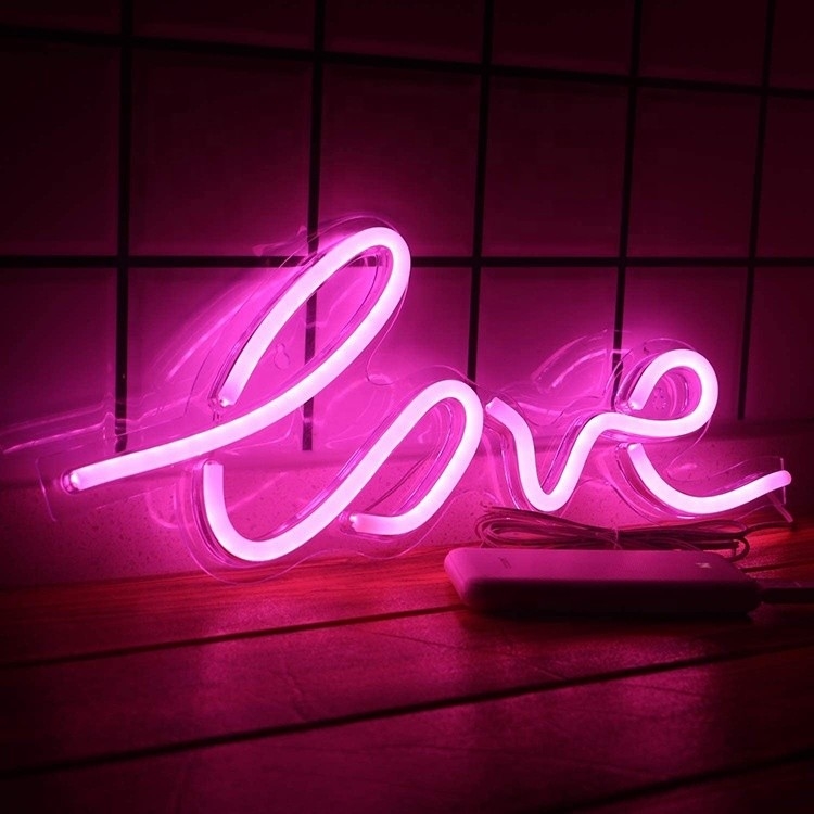 50000時間 ライフスペン ビジネス ネオンサイン パーソナライズされたデザインのためのLarge LED Love Light