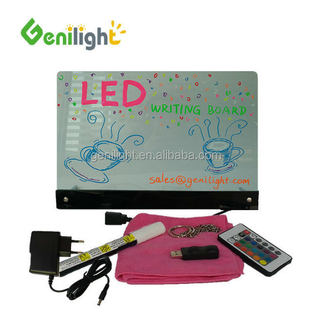 屋内 ミニ RGB 透明 LED 写字板 パネル サイズ 20 * 30cm ショップディスプレイ