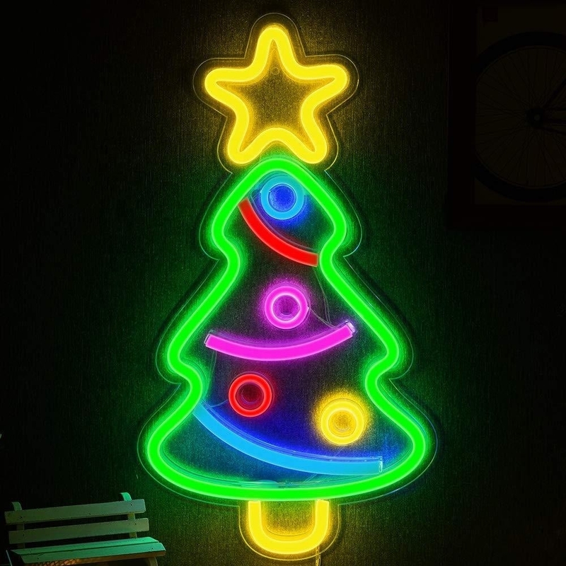 Xmas LEDサインライト ウィンドウライト フェスティバルライト 家庭装飾のためのライト バー クリスマスツリー ネオンサイン