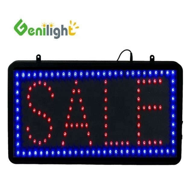 SDK 機能 Genilight スーパー明るさ カスタム LED 販売 オープン ディスプレイ LED ショップのサイン