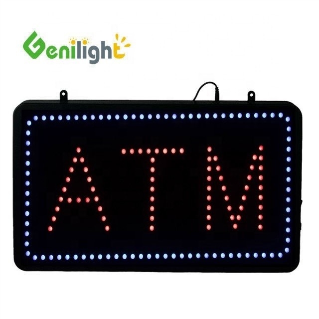 Genilight 室内 56*33cm ネオンLEDATM オープン 12V 電子明るさと効率性