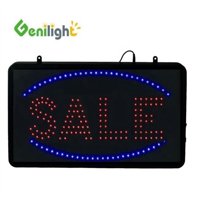 Genilight 屋内広告 カスタム LED 販売 オープン ディスプレイ LED ショップ用サイン RGB LED