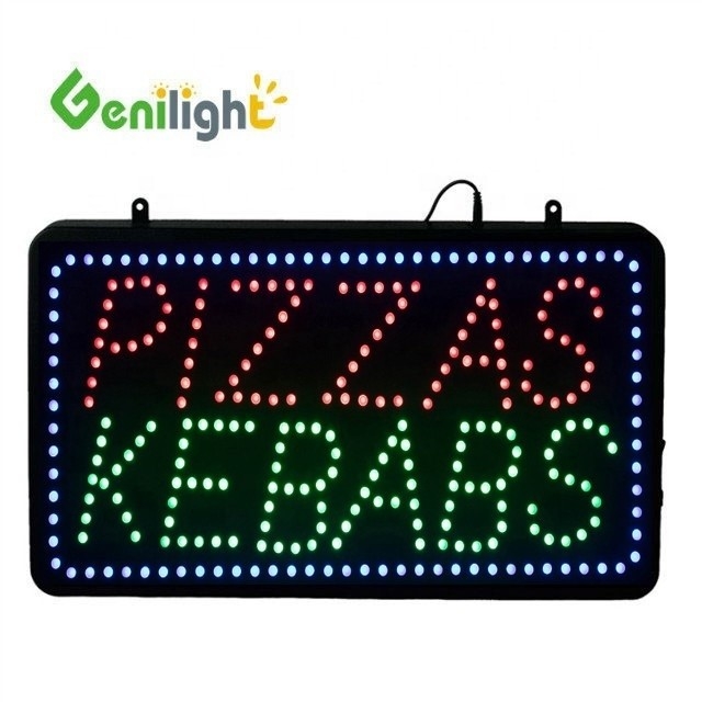 プログラム可能 スクロール可能 LED 電動ディスプレイ ピザ・ケバブズ用 室内用 ジェニライト 56*33cm