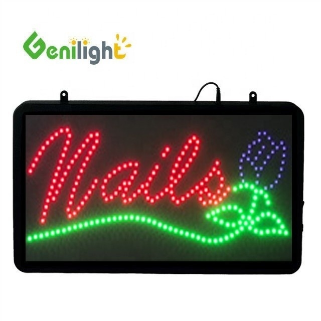 明るさ Genilight Indoor 56*33cm スーパー明るさ カスタムLEDオープンディスプレイ LEDサイン