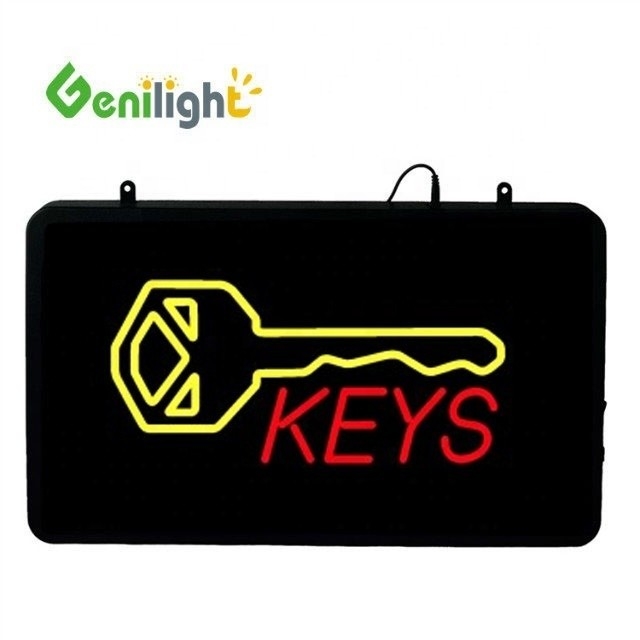 Genilight 56*33cm LEDネオンサインとキーロゴ 店頭にぴったりの追加