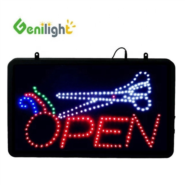 Genilight 室内電子LEDヘアサロン CE RoHS LVD証明書付きのオープンサイン