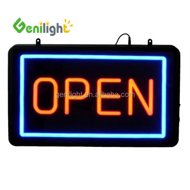 カスタム 防水 広告 ピザ屋 LED ネオン オープン サイン アクリル フロントボード