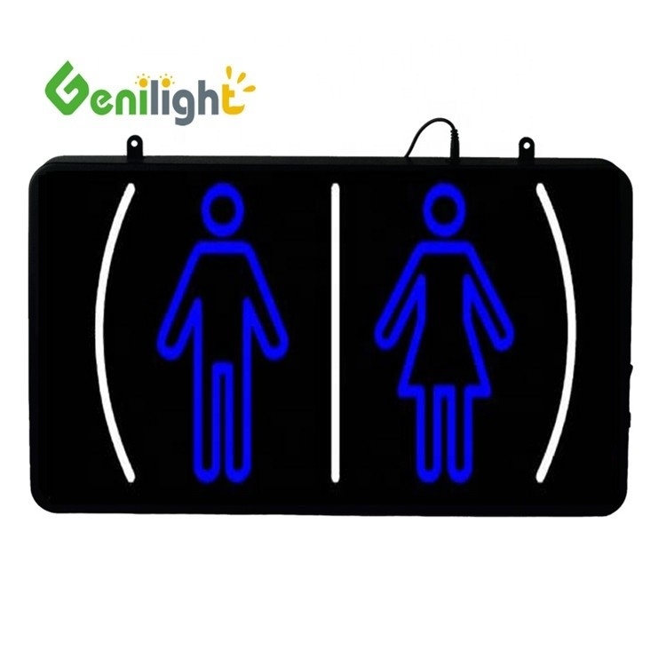 ユニセックス GLT-LSN5633-046 男性 女性 トイレ トイレ トイレ LEDサイン 5mm 明るみ LED